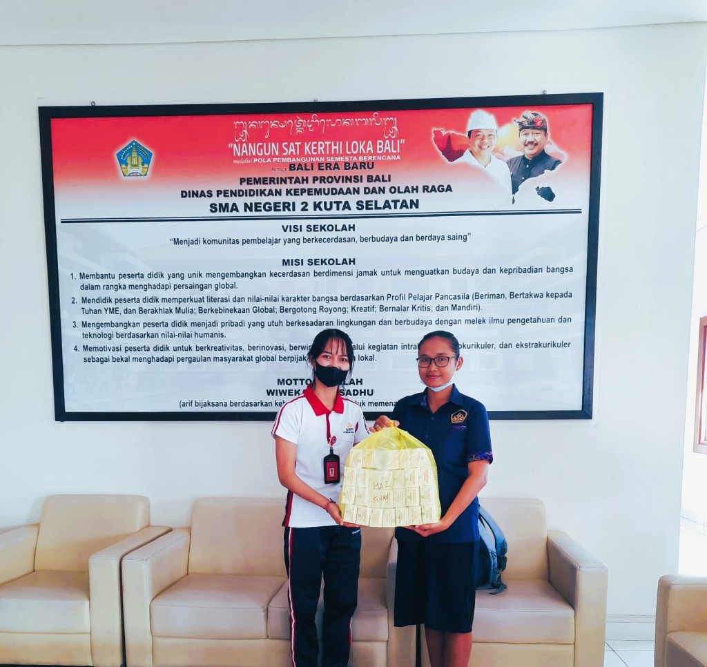 Pendistribusian Tablet Tambah Darah ke SMP dan SMA/SMK seKuta Selatan